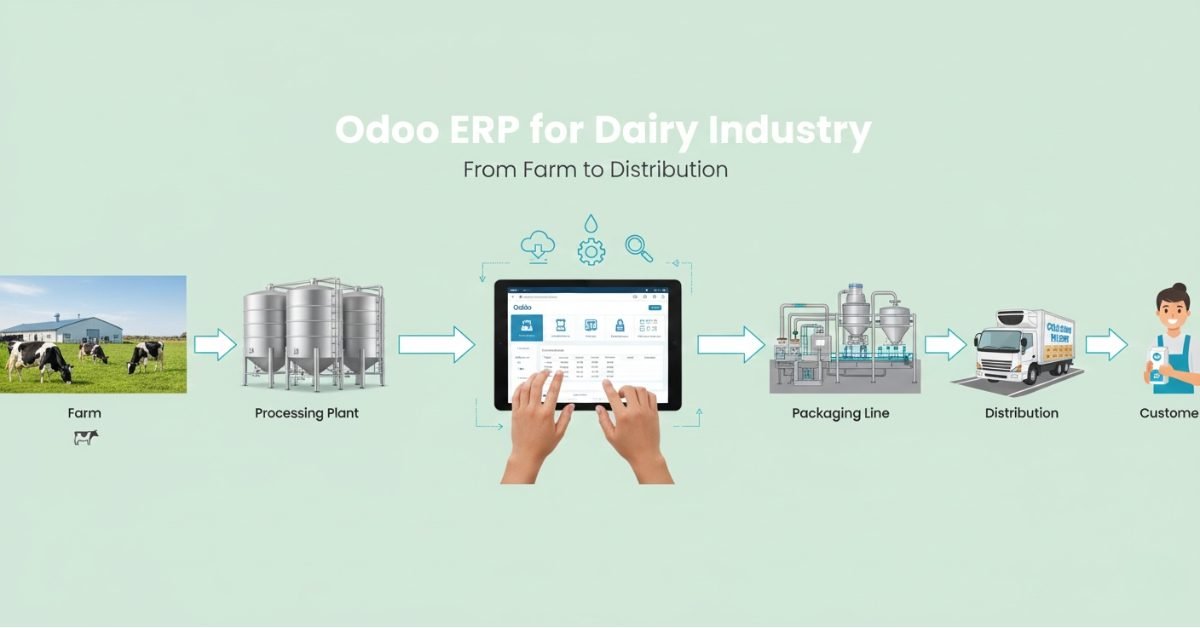 Odoo ERP for Dairy Industry — From Farm to Distribution